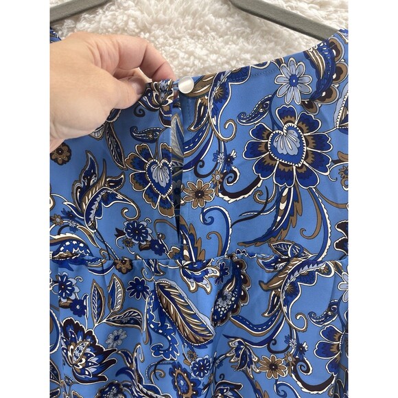 J.Jill Wearever Collection XLT Floral Tunic Polyester Floral Lightweight Blouse - Picture 8 of 10